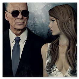 old man and yung girl from elixxier