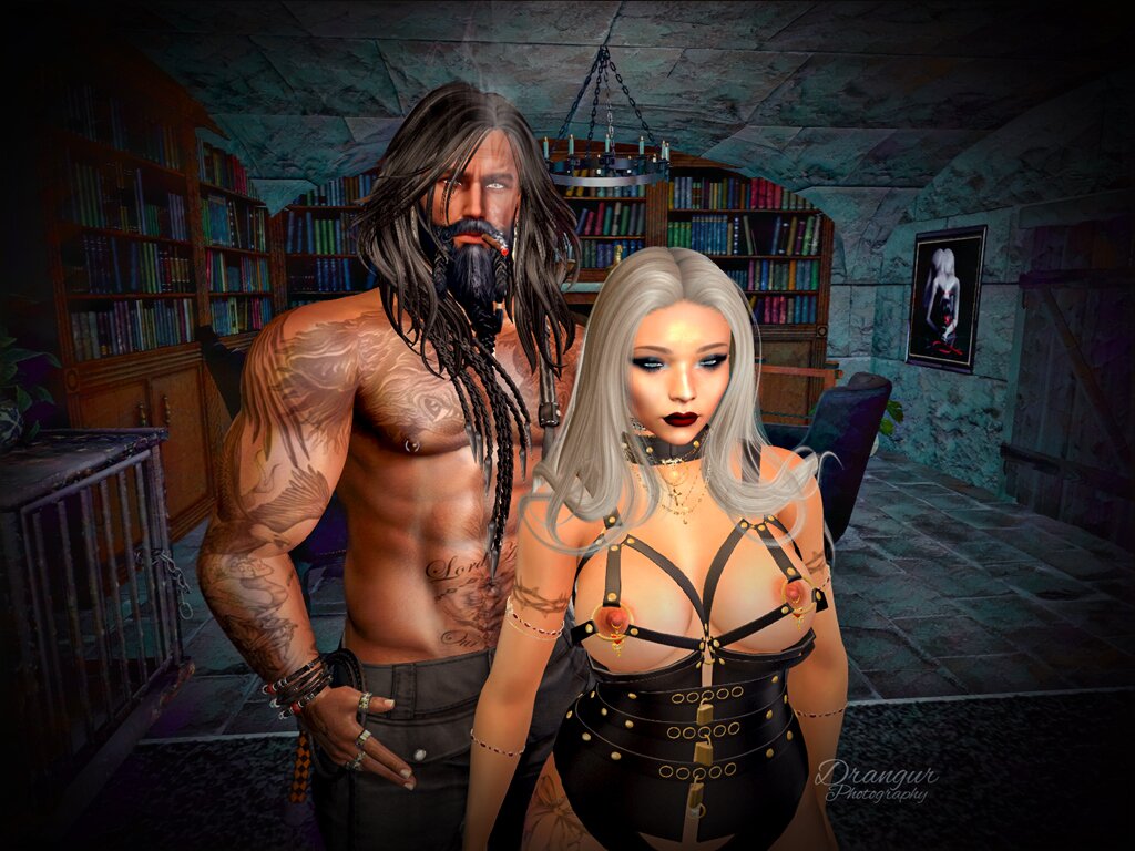 Dramatisches, cineastisches Paarbild in Second Life